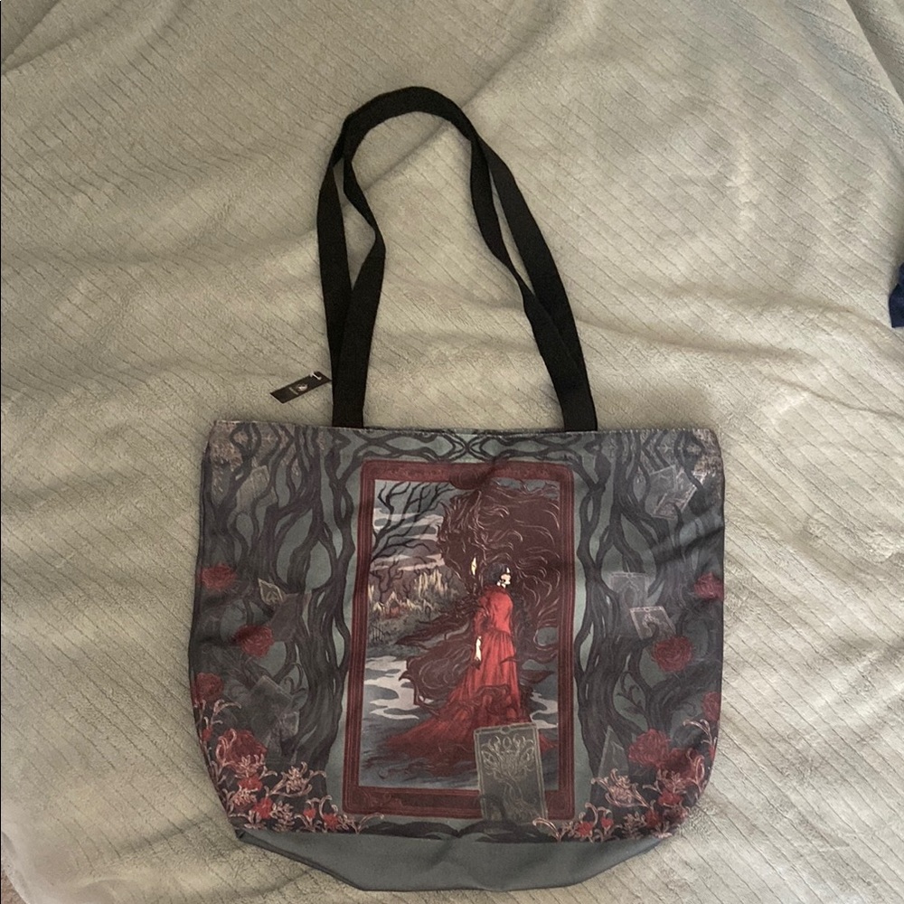 Artistic One Dark Window Tote Bag